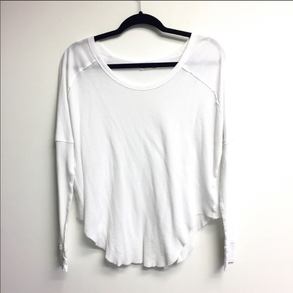 Aritzia waffle long sleeve shirt